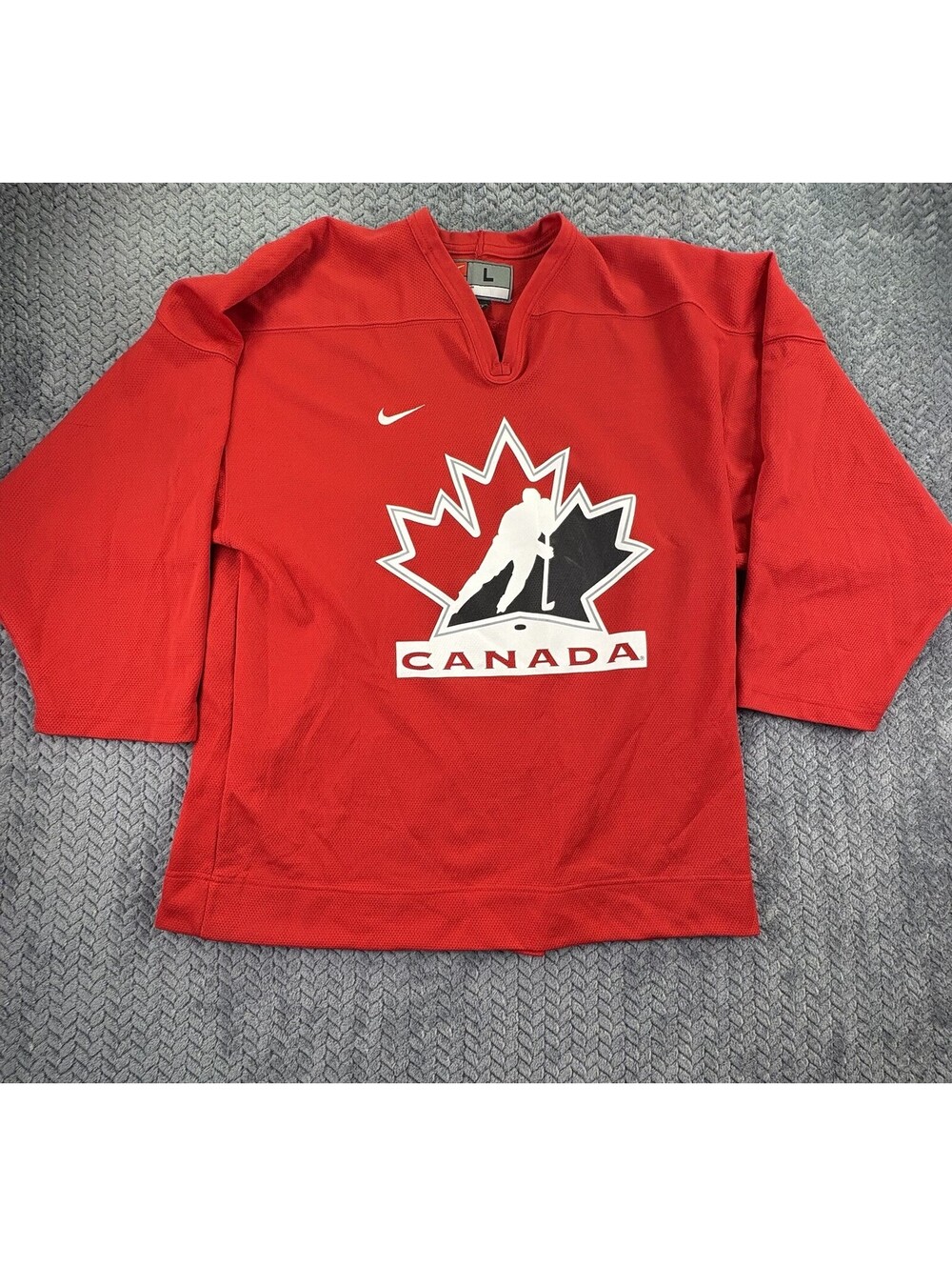 Vintage Team Canada Nike Hockey Jersey Mens Size L  0021